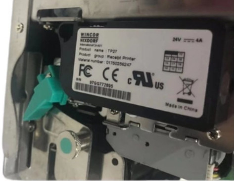 01750256247 1750256247 Wincor Nixdorf TP27 Drucker Quittungsdruckmaschine TP27 (P1 + M1 + H1) 80 mm Geldautomaten Teile